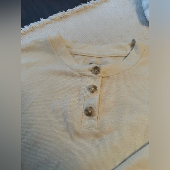 Madewell Button Henley Shirt - Picture 2 of 3